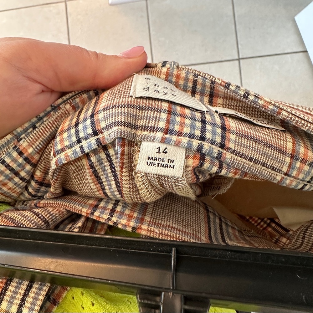 A new day plaid bow pants - Picture 6 of 8